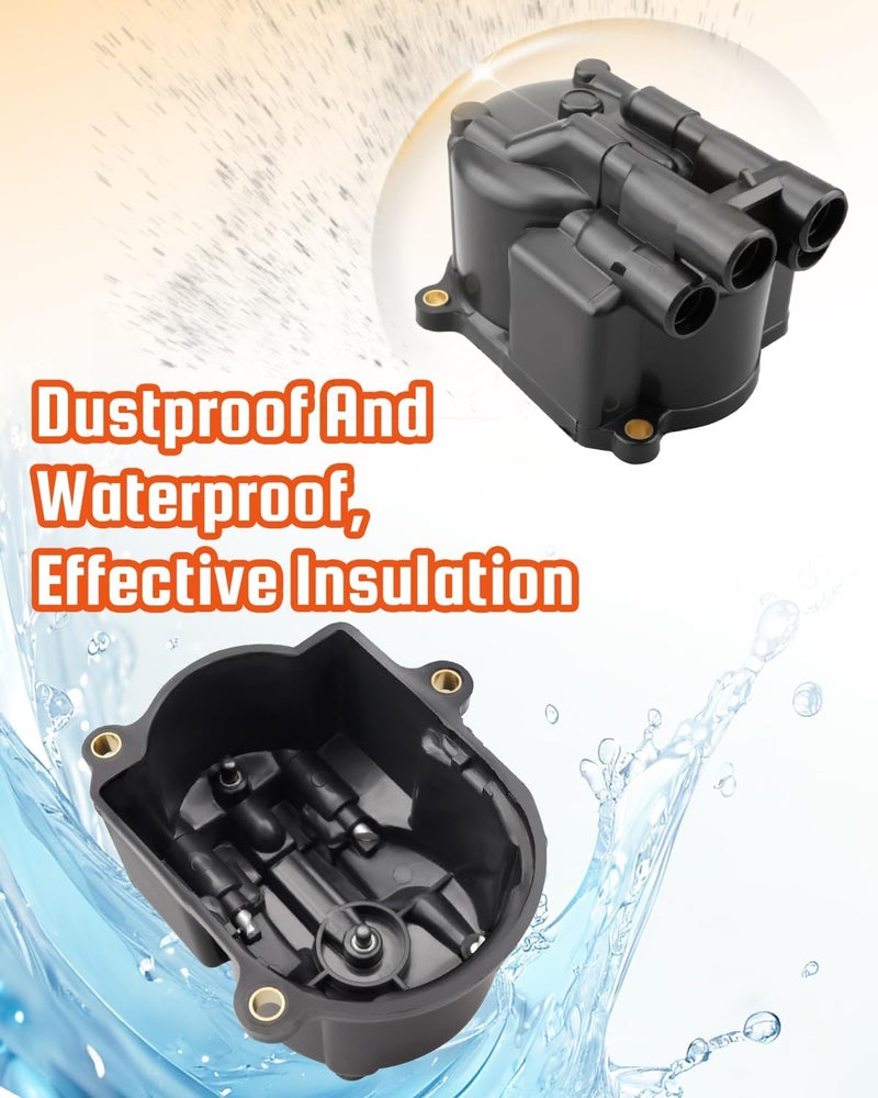 JUQAFY Forklift Tune Up kit Distributor Cap Ignition Rotor Spark Plugs Ignition Wire Set Fits for Toyota Forklift 5FG 6FG 7FG Series with 4Y Engine - Image 3